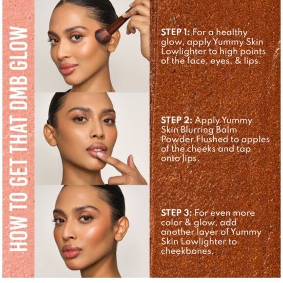 Danessa Myricks Beauty  Yummy Skin Blurring Balm Powder Lowlighter Soft Glow Hig - Picture 14 of 15